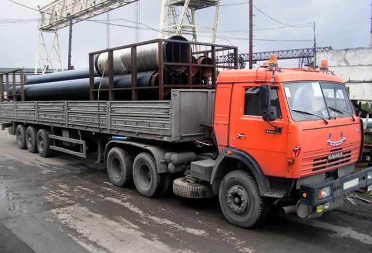 Перевозка камаз бортовой для ТРУБ из Нефтеюганска в Москву